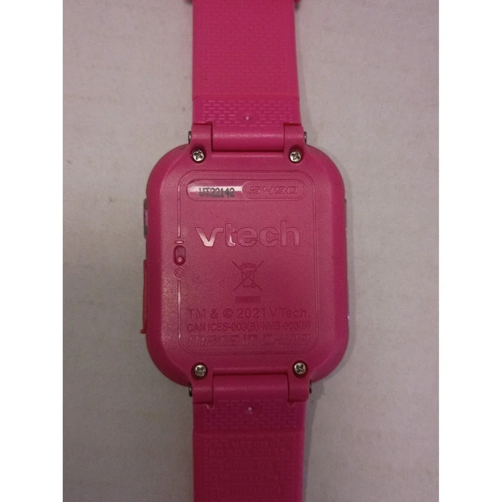 VTech 5490 Watch with Charging Cable Pink Tested See Pictures
